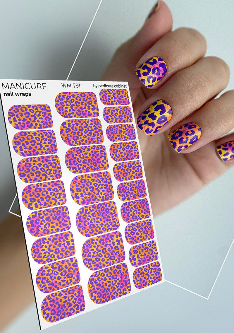 Pedicure cabinet manicure nail wraps [WM-791]