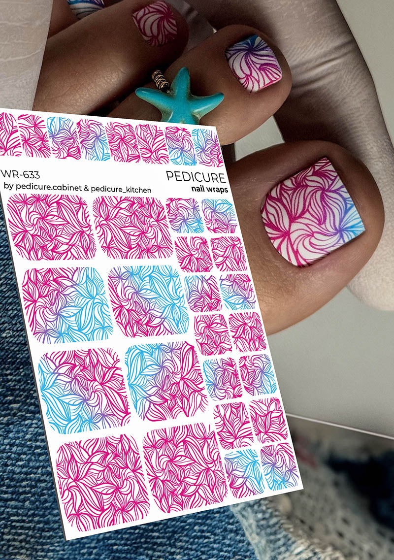Pedicure cabinet pedicure nail wraps [WR-633]