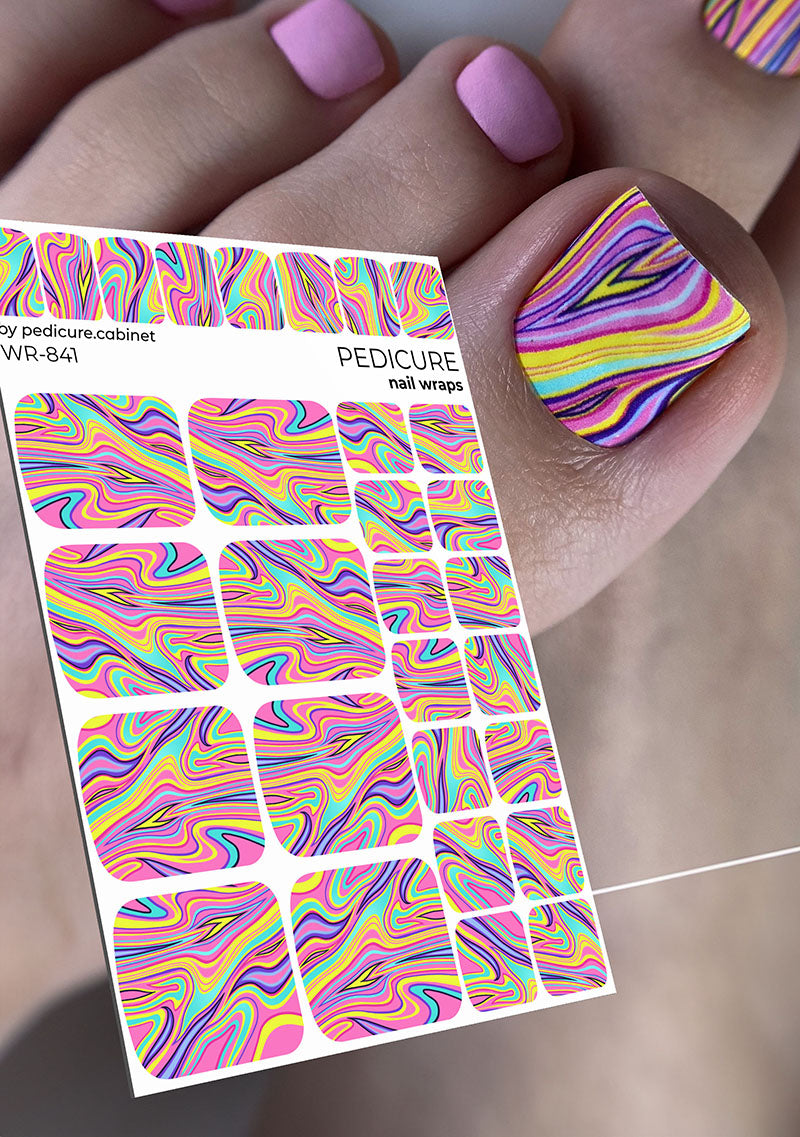 Pedicure cabinet pedicure nail wraps [WR-841]