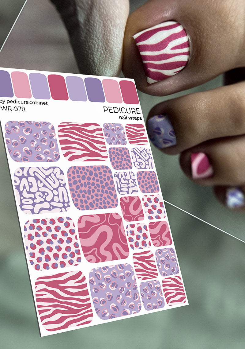 Pedicure cabinet pedicure nail wraps [WR-978]