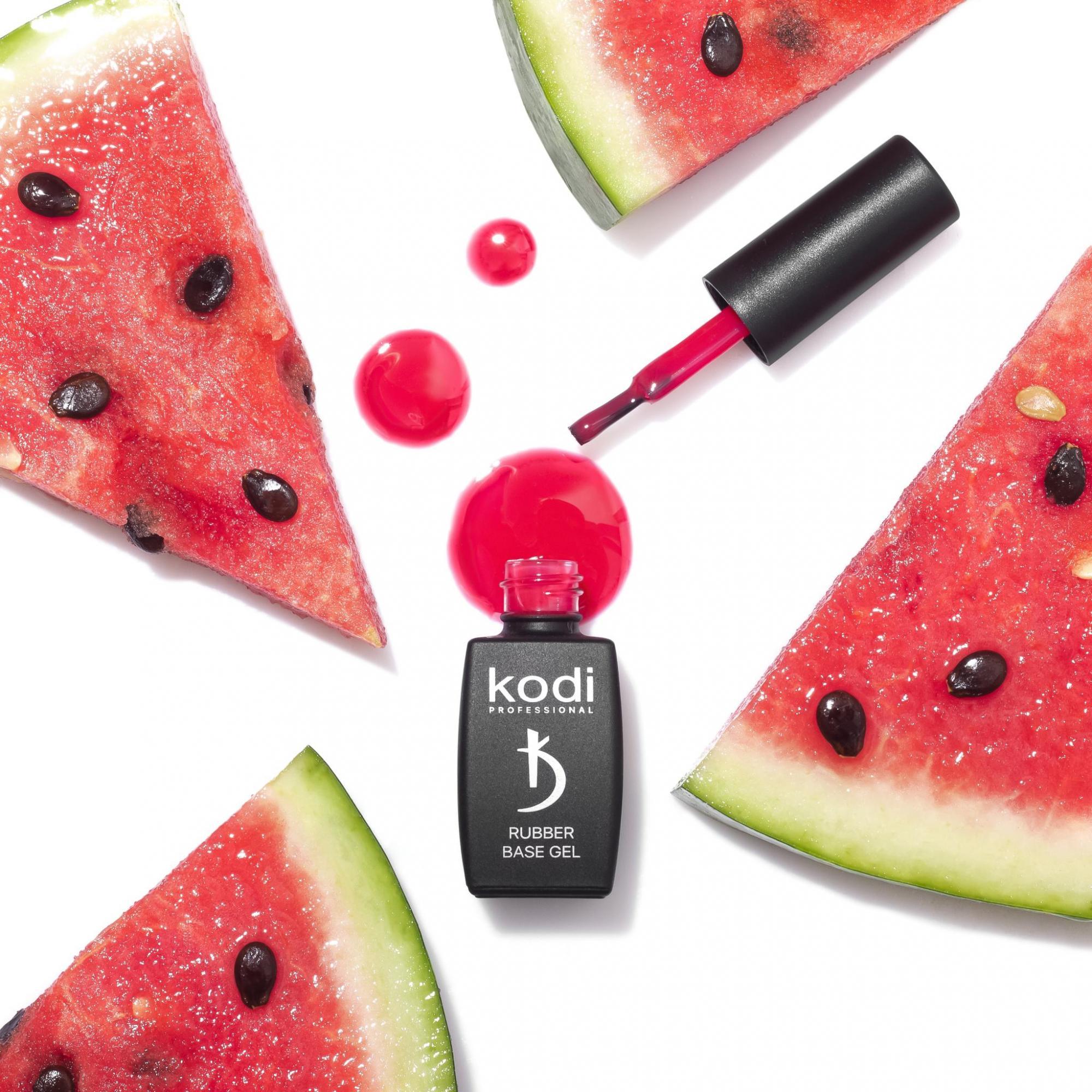 KODI Color Rubber Base Gel, Watermelon 7мл