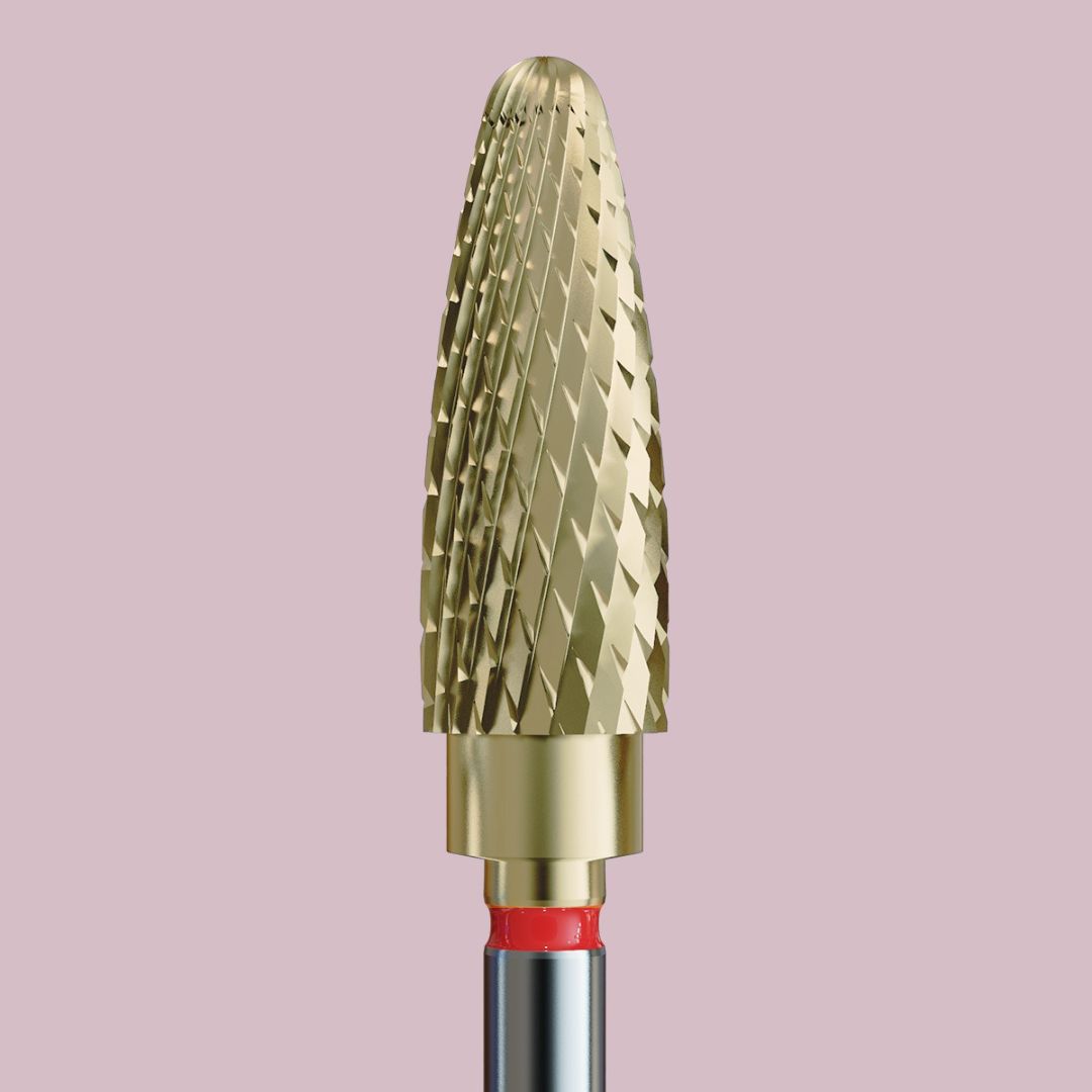 IQ NAILS Carbide Bit for Gel, Acrylic and Gel Polish Removal Red 050 [274.140.050]