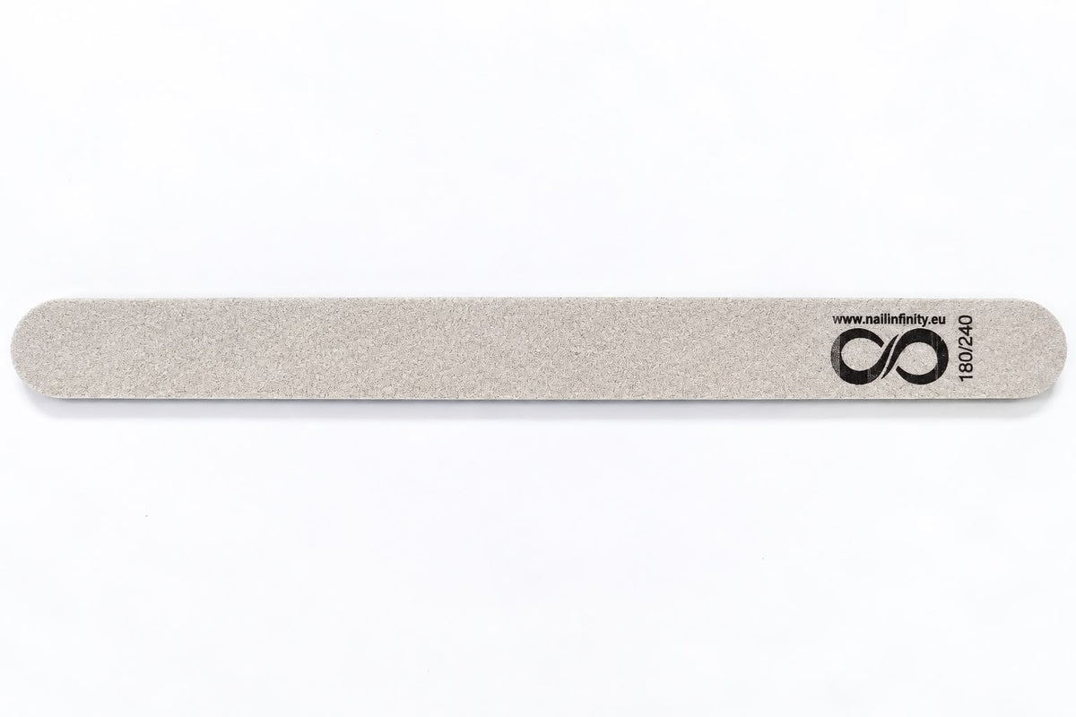 Nailinfinity Nail File, Straight, 180/240 - 1 pc.