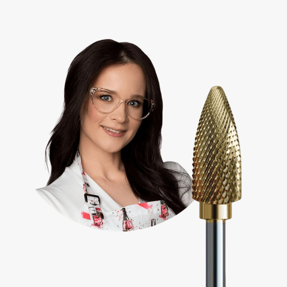 IQ NAILS Karbiidist frees Geeli, akrüüli ja geellaki eemaldamiseks Kiire Mais Punane 060 [ZRN-275XUF HP.060]