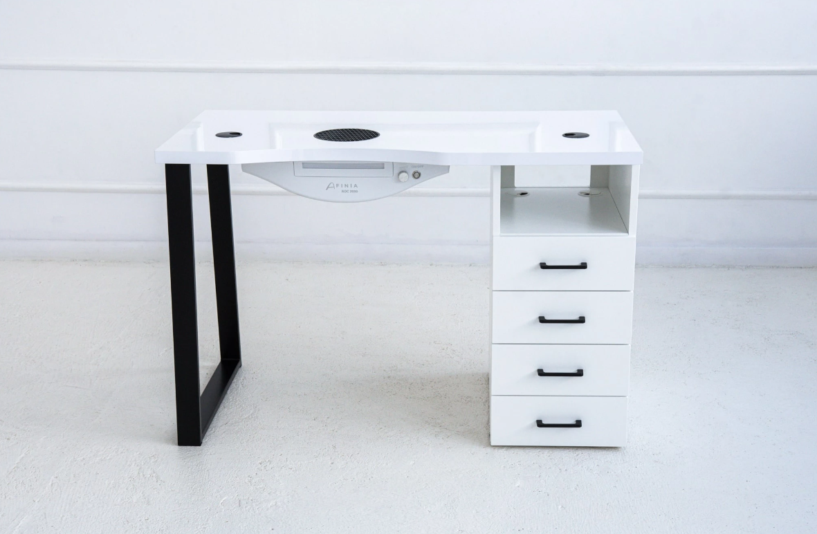 Afinia Косметический стол Prime Black с вытяжкой NDC 2000