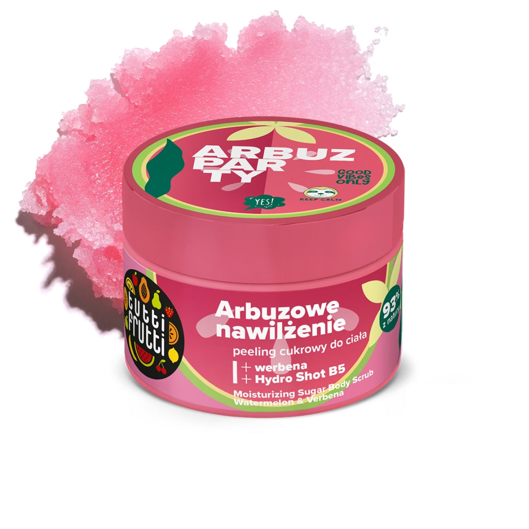 Farmona TUTTI FRUTTI Niisutav suhkrukeha koorija Arbuusi ja sidrunmelissiga 300g