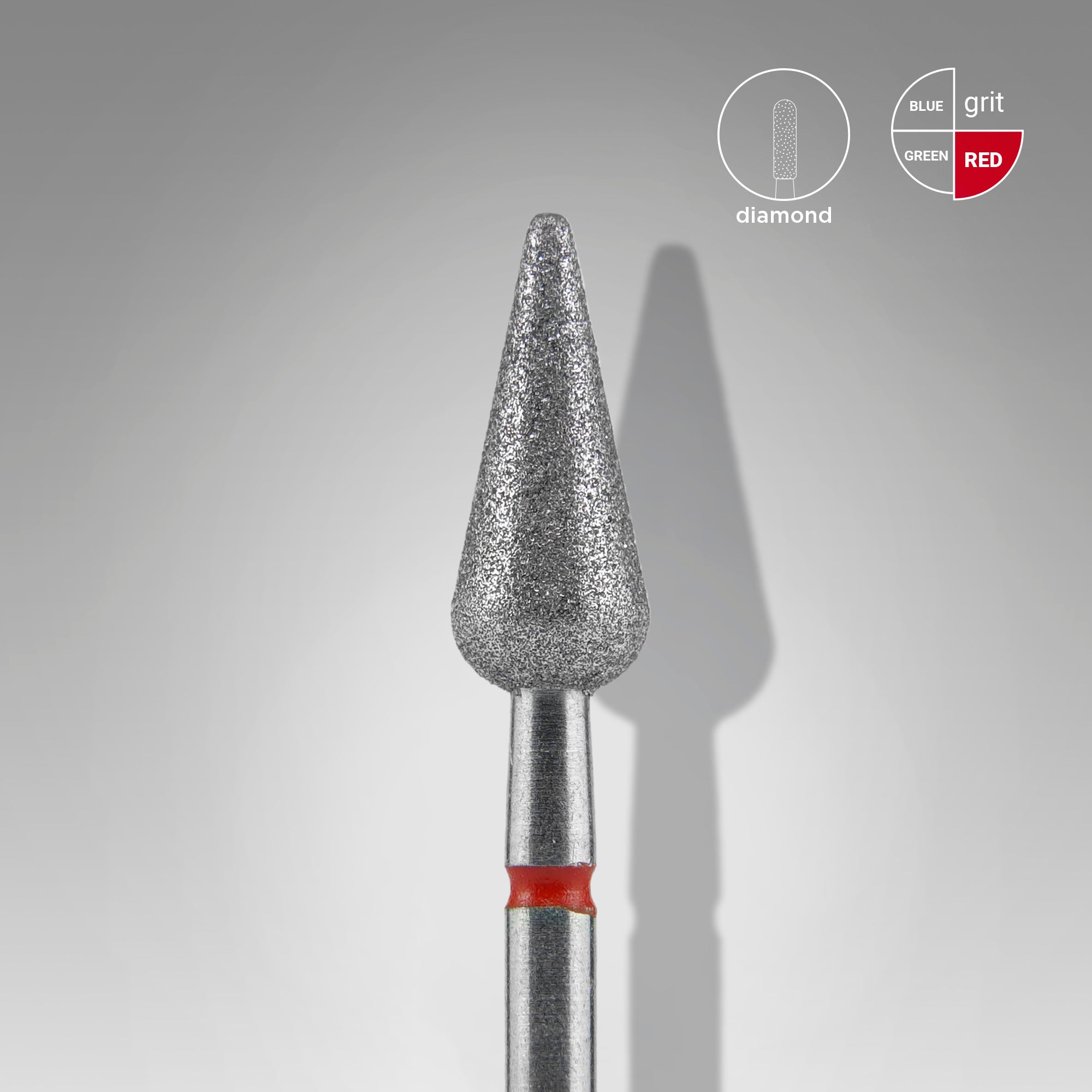 STALEKS Nail cutter sharp pear, diameter 5 mm/ working part 12 [FA100R050/12]