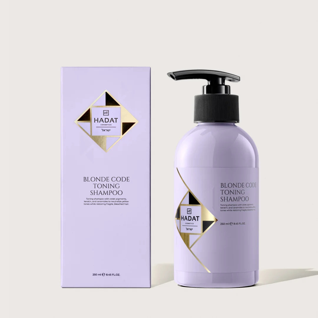 HADAT BLONDE CODE TONING SHAMPOO - tonējošs šampūns blondiem matiem, 250ml