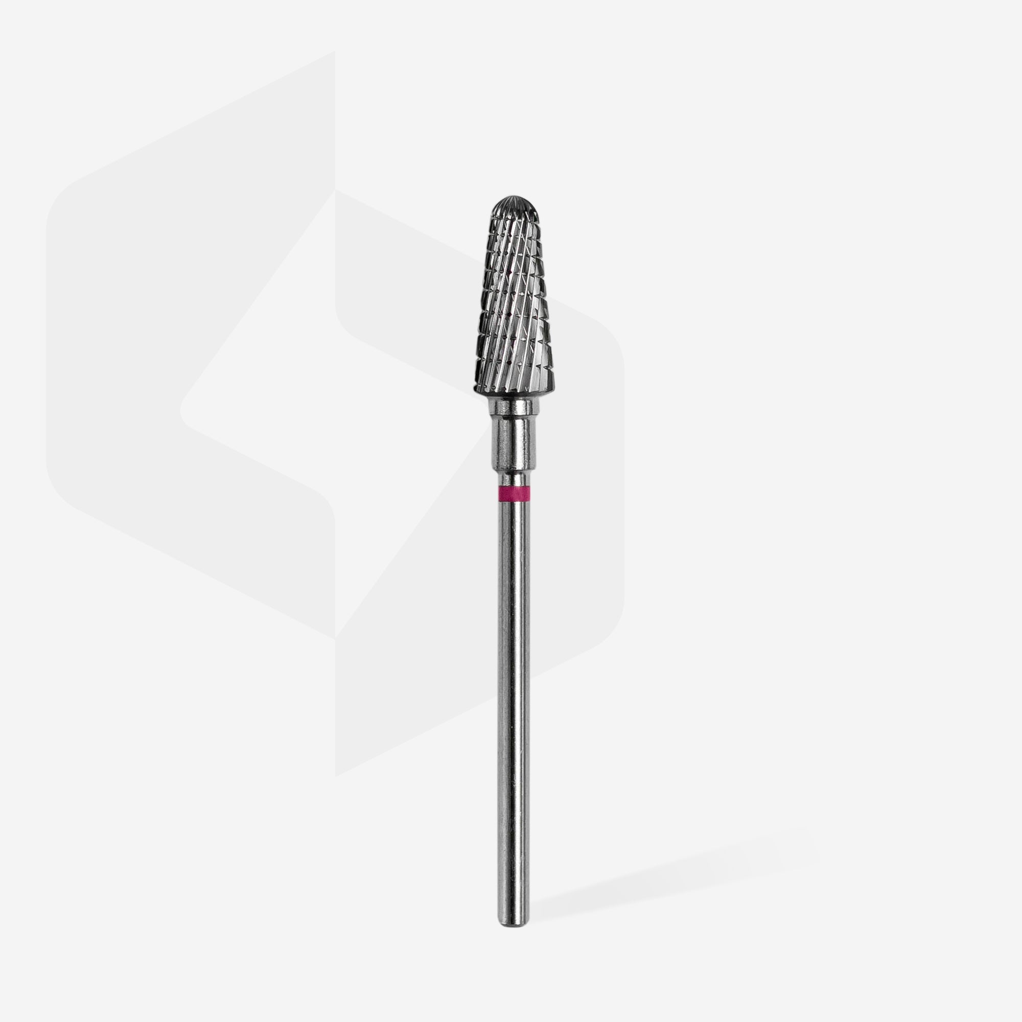 STALEKS Nail drill conical purple, diameter 6 mm / working part 14 mm [FT70V060/14]