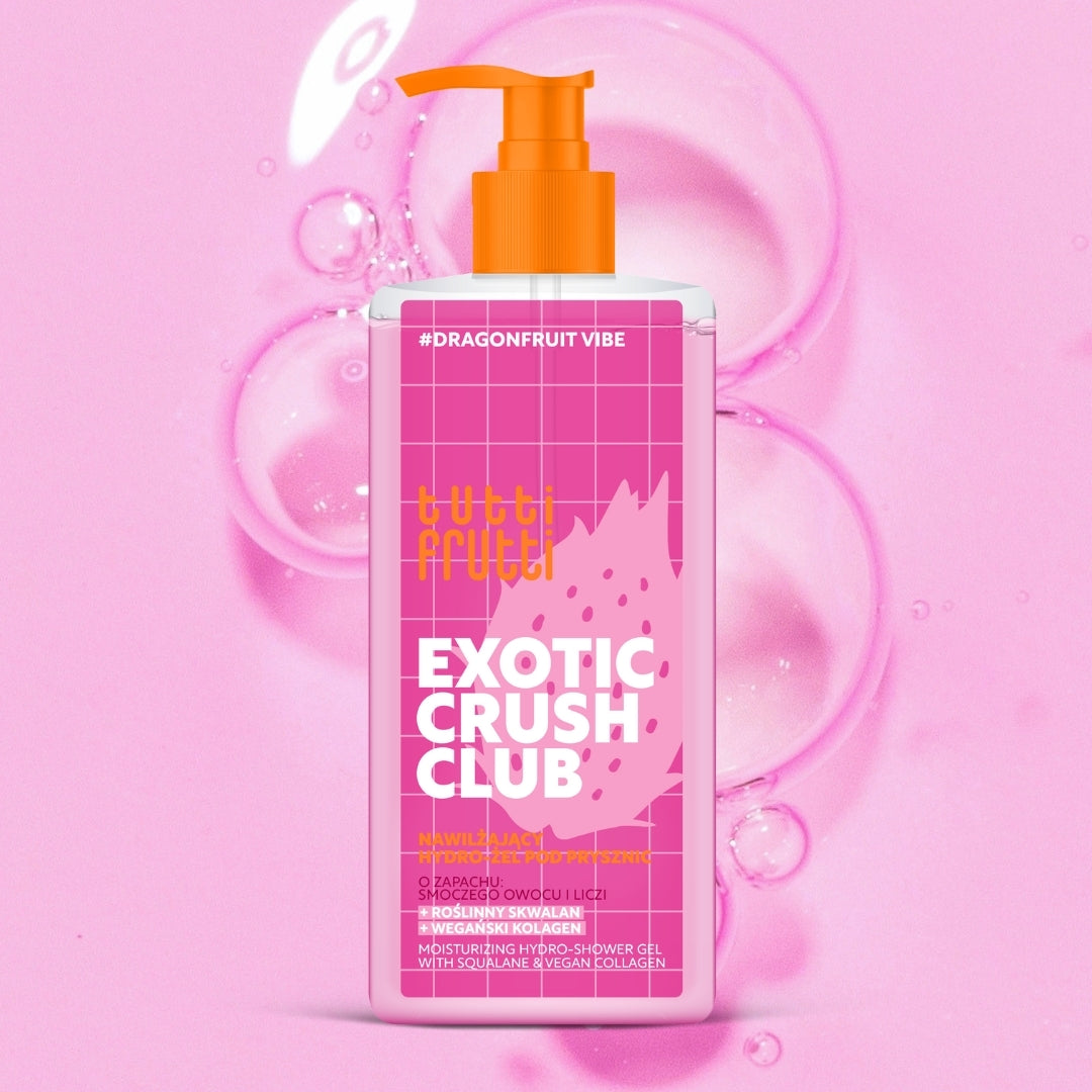 Farmona TUTTI FRUTTI DragonfruitVibe Hydrating Hydro Shower Gel with Squalane and Vegan Collagen 400ml