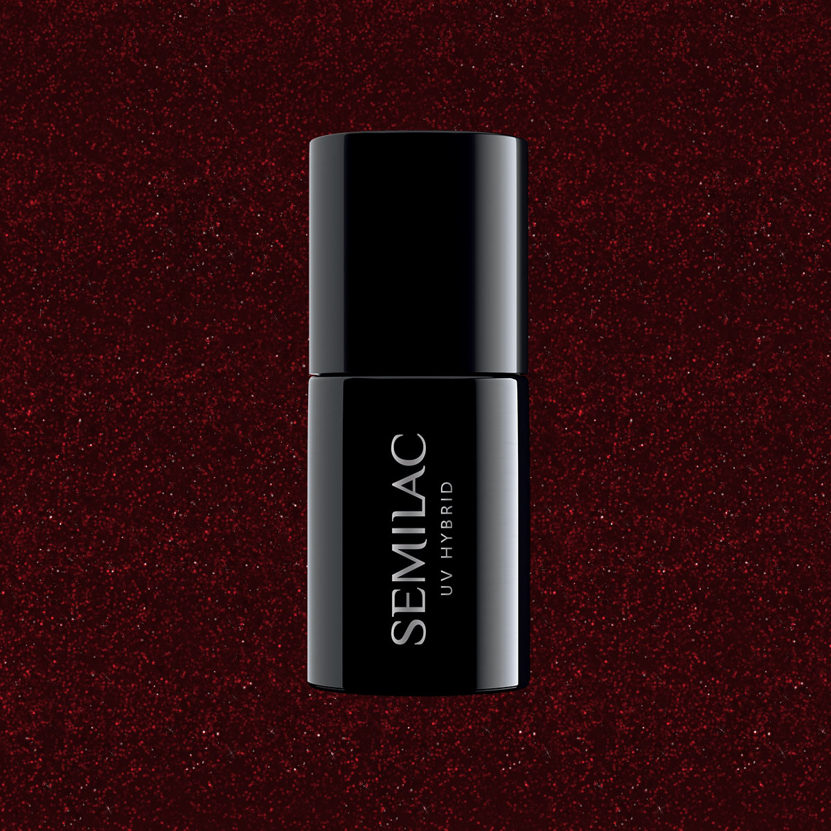 393 Semilac UV gel polish Sparkling Black Cherry 7ml
