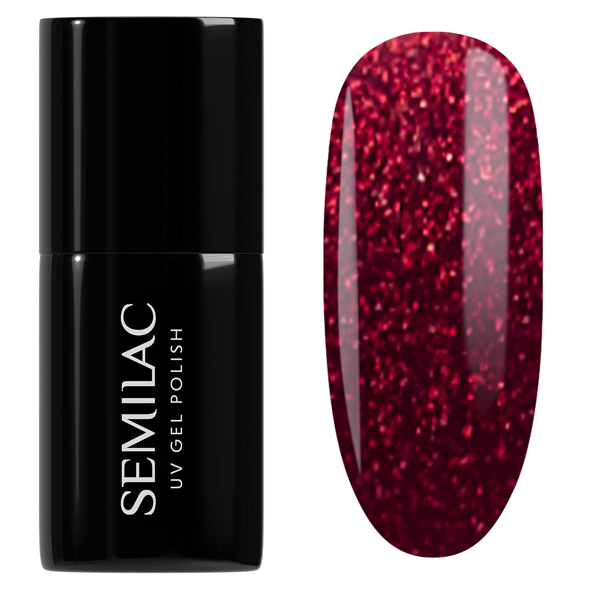 955 Semilac UV Gel Polish Holly Berry Red 7 ml