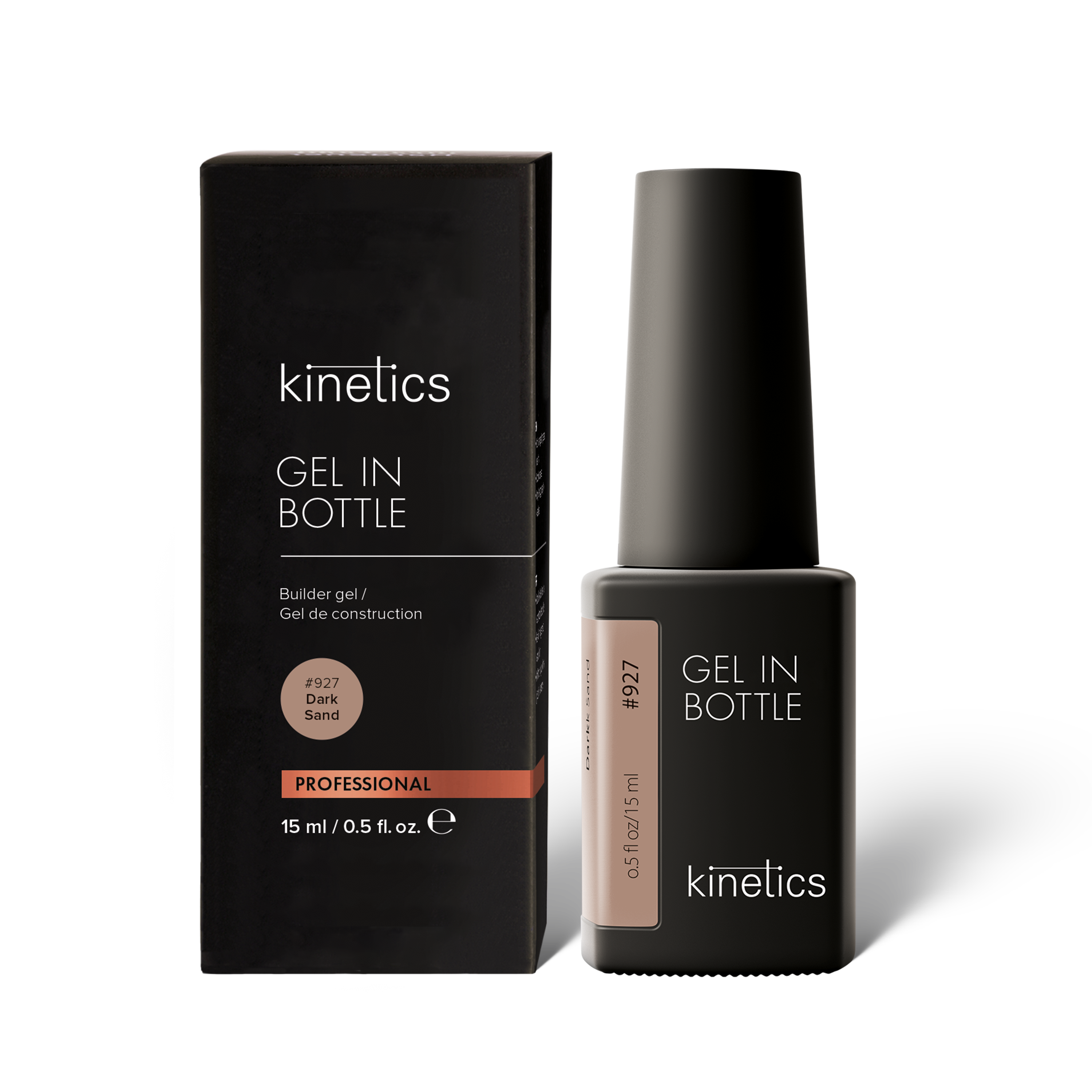 Kinetics Gel in Bottle Dark Sand #927
