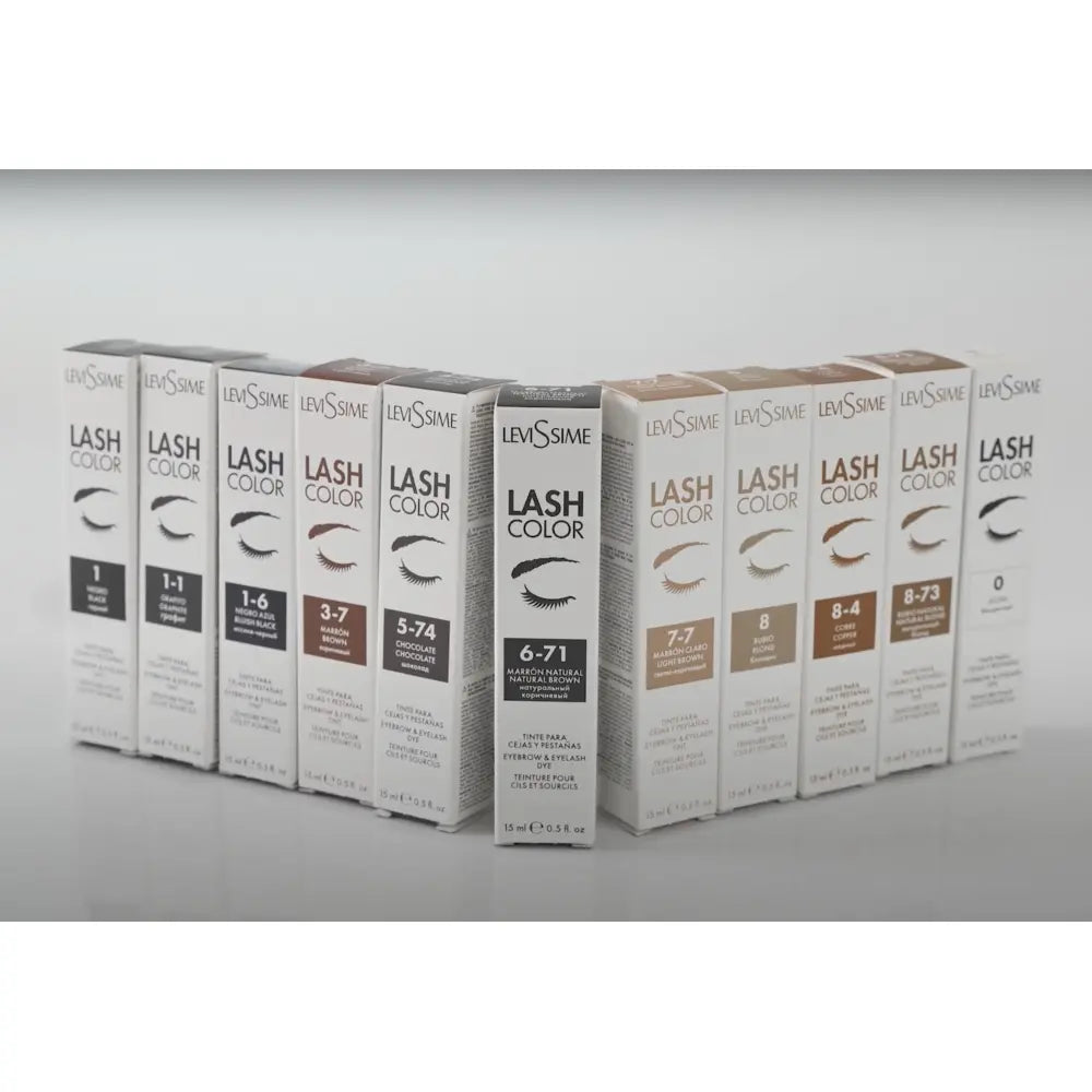 Levissime Eyebrow and Eyelash Tint LIGHT BROWN, 15ml [5507]