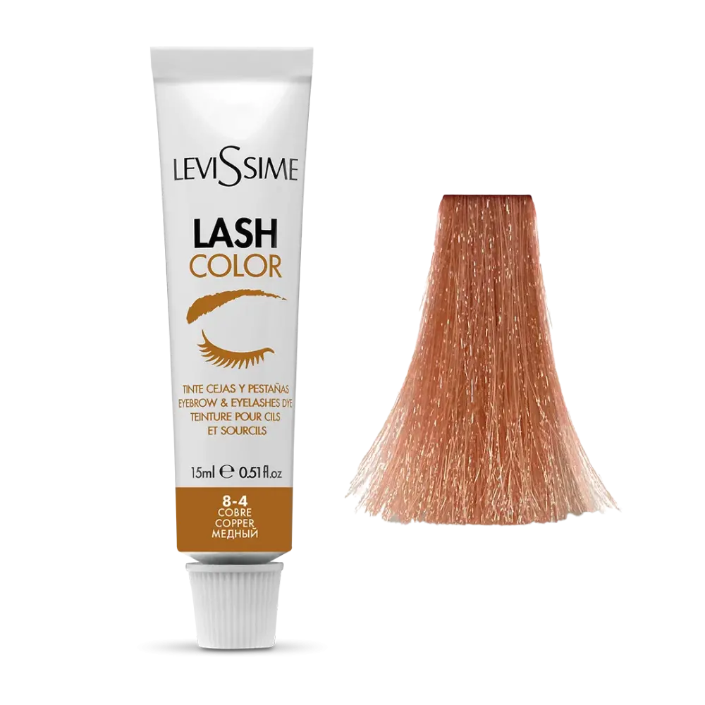 Levissime Uzacu un skropstu krāsa COPPER, 15ml [5509]