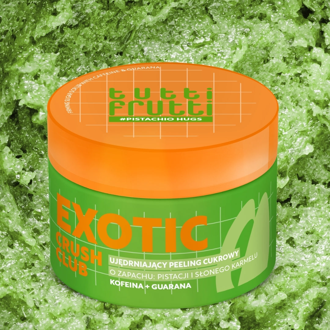 Farmona TUTTI FRUTTI PistachioHugs Firming Sugar Body Scrub with Caffeine and Guarana 300 gr