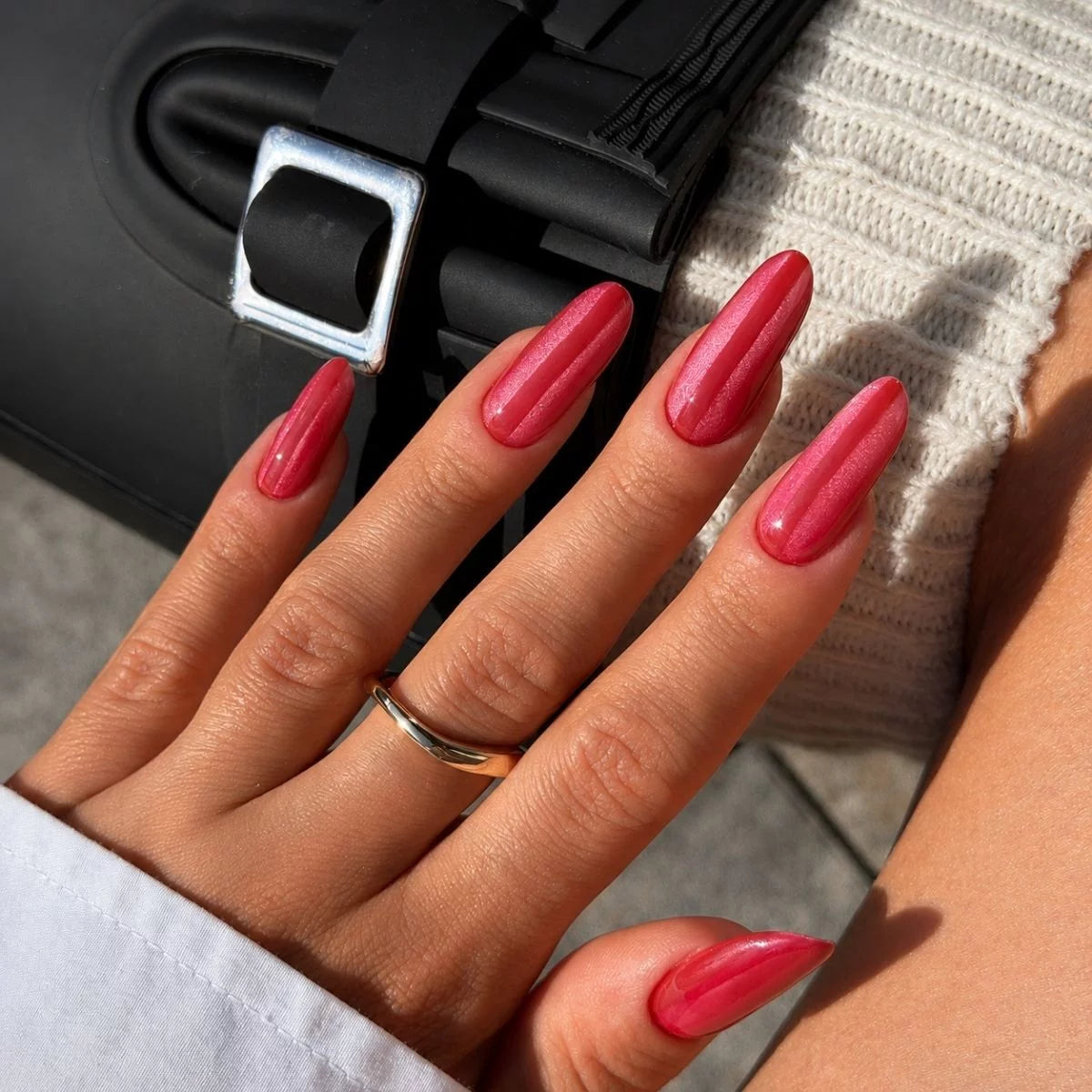 736 Semilac UV-Gellack „Crimson Jelly Gloss“, 7 ml
