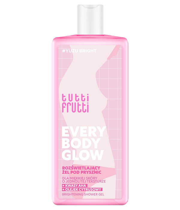 Farmona TUTTI FRUTTI Illuminating Shower Gel YuzuBright with AHA Acids and Citrus Oil, 400 ml