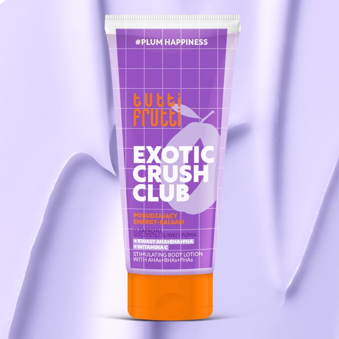 Farmona TUTTI FRUTTI PlumHappiness стимулирующий энергетический бальзам для тела с кислотами AHA+BHA+PHA 200 мл